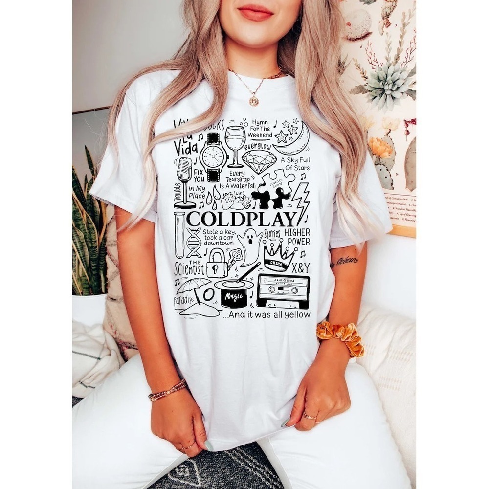 Coldplay Shirt Music Of The Spheres Unisex Tshirt